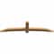 Ekena Millwork Bellingham Timber Gable Bracket, Western Red Cedar, 96"W x 24"H x 3 1/2"D x 5 1/2"F, 6/12 Pitch GBW096X24X0406BEL00SWR - alternate 2
